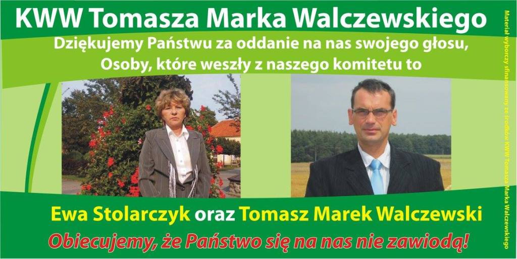 Ewa Stolarczyk, Tomasz Marek Walczewski